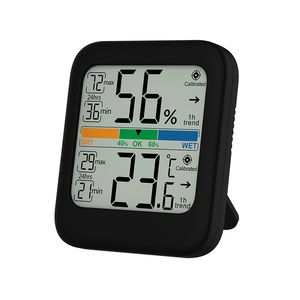 Termómetro e higrómetro digital para interiores T33A con pantalla facial cómoda, soporte, imán, colgante, simple, - Product Image 1