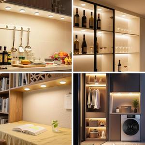 LED-Bewegungssensor für Intelligente Innenbeleuchtung Automatische Runde Schlafzimmerlampe für Küche Arbeitszimmer Bewegungs-3D-Nachtlicht - Product Image 5