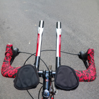 Manillar de Triatlón TOSEEK de Una Pieza, 31.8mm, 340mm de Ancho, Aerodinámico, para Bicicleta de Carretera, Contrarreloj, Piezas de Bicicleta de Competición