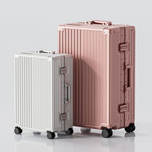 Walktrip Maleta multifuncional de aluminio unisex de 20 pulgadas con <span class=keywords><strong>ruedas</strong></span> giratorias Maleta de embarque de tamaño mediano - Product Image 1