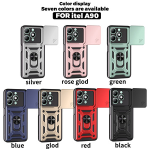 Fundas para Teléfono Itel S26 S25 Ultra A90 A80 P65 P55 Power <span class=keywords><strong>70</strong></span> City 100, con Soporte, Protección de Lente, Fundas Protectoras para Móvil - Product Image 5