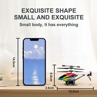 Samtoy 3.5 canaux, mini hélicoptère télécommandé en alliage simulé, hélicoptère télécommandé avec gyroscope