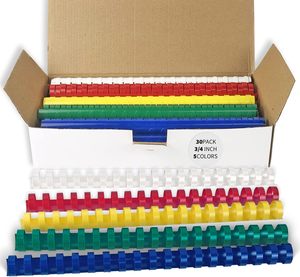 6-51mm vente en gros en plastique <span class=keywords><strong>reliure</strong></span> peigne <span class=keywords><strong>anneau</strong></span> PVC papier cahier anneaux pour ordinateur portable - Product Image 6