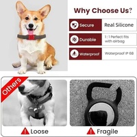 Étui de protection en silicone étanche pour collier anti-perte AirTag pour animaux de compagnie, support pour AirTag pour chien, support de suivi GPS pour chat