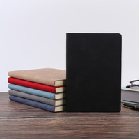 Cahier de notes personnalisé en peau de mouton synthétique en cuir PU végétalien souple simple Papier recyclé Couverture flexible A5 Haut de gamme Livre ligné