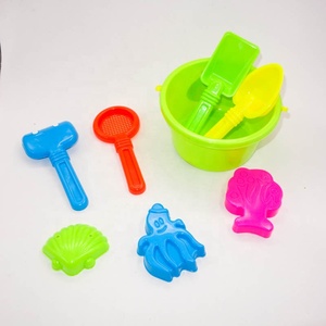 Sand bucket beach toys , plastic beach play set