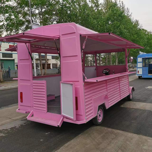 4-Wheel Retro Boba Tea &amp; Snack Electric Tricycle Food <strong>Cart</strong> With Full Kitchen Equipment <strong>for</strong> <strong>Sale</strong> - Product Image 1