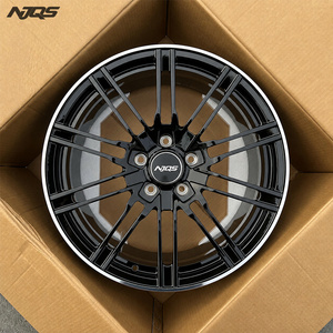 NJQS Dövme Yüksek Performanslı Alüminyum Alaşımlı Jant Özel Modifiye Binek Otomobil Jantı 5x112 Audi KIA BMW 16 17 18 19 20 İnç için - Product Image 4