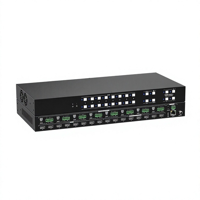 4K60Hz 8 in 8 Out H DMI Matrix Switch 8x8 H Dmi Matrix Switcher Support RS232 4K60Hz
