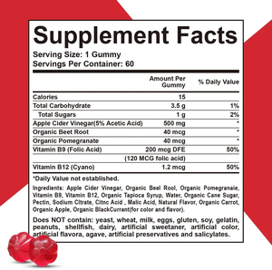 Suplemen penurun berat badan kustom, permen karet Sari <span class=keywords><strong>Apple</strong></span> untuk mengurangi lemak & kontrol nafsu makan, bebas gula gumping ramah - Product Image 3