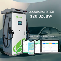 Chargeur de voiture électrique OEM ODM 120/320 kW pour CCS1 CCS2, chargeur double pistolet pour voitures électriques, station de charge rapide CC