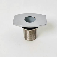 Mitigeur de douche et bain à remous électrique Welltry en acier inoxydable chromé poli, double poignée, design moderne, avec fonction massage, garantie 1 an