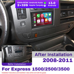 <span class=keywords><strong>Autoradio</strong></span> 7 pouces pour <span class=keywords><strong>Express</strong></span> 1500/2500/3500 2008-2011, écran CarPlay, accessoire auto, lecteur DVD multimédia, système de positionnement, 64 Go - Product Image 1