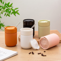 Taza Térmica de Cerámica Portátil de Alta Calidad para Bebidas Calientes o Frías, Venta al Por Mayor
