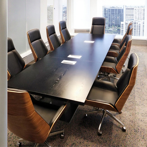Mobili per ufficio di fabbrica in legno sala riunioni sala riunioni del consiglio tavolo per riunioni commercio all'ingrosso moderno tavolo da ufficio 12 persone - Product Image 4