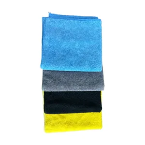 Microfiber quick drying car cleaning cloth warp knitted towels highly absorbent