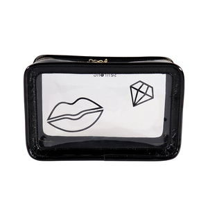 Custom Plastic clear Pvc Makeup Cosmetic Pouch Toiletry Bag Portable Bag Wholesale Transparent Fashion Zipper Bag for Cosmetic - Product Image 4