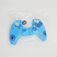 Coque de protection en silicone avec impression couleur pour manette de jeu PlayStation 5 PS5 DualSense