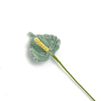 Vente en gros de tiges torsadées créatives pour Anthurium, bouquet décoratif unique fait main, cadeau personnalisé pour mariage et félicitations