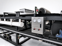 Presse à filtre à bande horizontale automatique à fonctionnement continu avec plaques filtrantes PVDF pour la déshydratation des boues – Vente directe usine