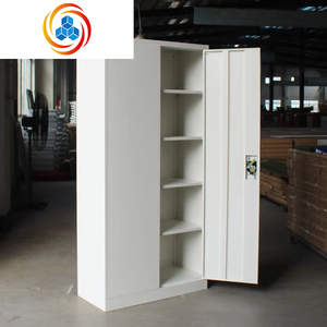 Modern Steel <b>Storage</b> <b>Cabinet</b> with Lock and Adjustable Shelves for Office School or <b>Garage</b> - Product Image 1