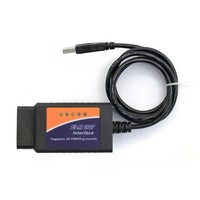 Elm327 USB Original Chip PIC18F2480 Perangkat Lunak Elmconfig FT232RL OLIVER Kualitas Tinggi Pemindai Kode OBD untuk Banyak Mobil