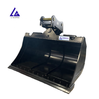 Godet d'excavatrice inclinable de précision 1200 mm, godet hydraulique inclinable pour nivellement de terrain 10-15 tonnes