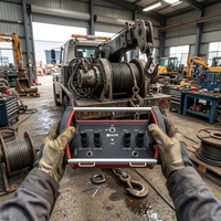 Contrôleur radio proportionnel à 4 leviers certifié CE FCC NOMI NMBZ 002 pour la stabilité des systèmes de treuils hydrauliques