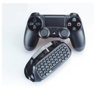 Clavier de manette sans fil avec station de charge pour manette PS4 Chatpad pour accessoires PS4 Message Chat pour Playstation 4 Slim
