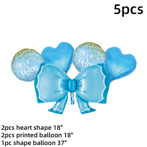 Set di Palloncini in Alluminio per Abbigliamento Neonato, per Primo <span class=keywords><strong>Compleanno</strong></span>, Banchetti Familiari e Decorazioni per Feste - Product Image 4