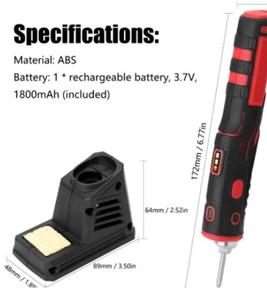 <span class=keywords><strong>Fer</strong></span> à <span class=keywords><strong>souder</strong></span> électrique domestique à batterie au lithium rechargeable portable <span class=keywords><strong>sans</strong></span> <span class=keywords><strong>fil</strong></span> - Product Image 5