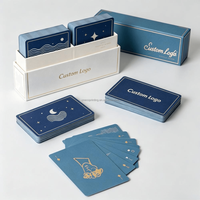 Jeu de cartes à jouer de luxe personnalisé avec logo estampé à chaud pour cadeaux