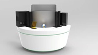 Bras mécanique de bureau de robot de café automatique intelligent d'infusion de main avec la fonction de SDK pour la location de café-bar