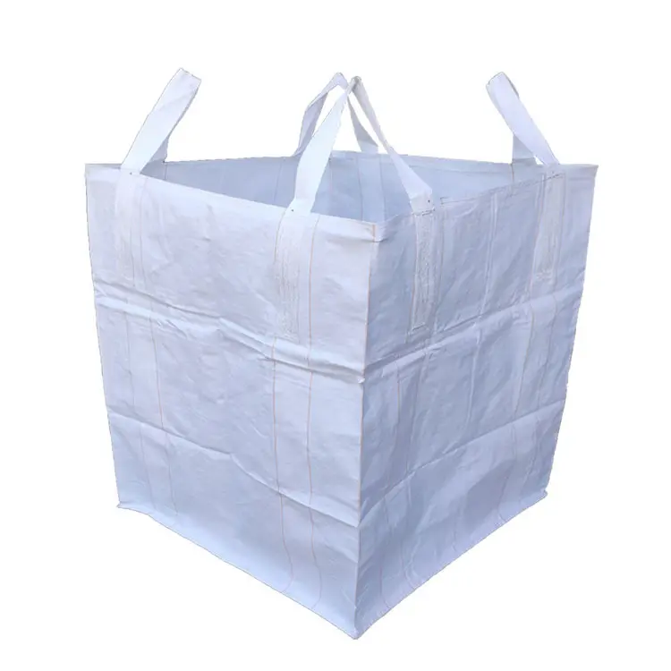 उच्च गुणवत्ता वाले सुपर सैक जंबो FIBC बल्क बड़े बैग 1 टन 2 टन 1000 किलोग्राम कस्टमाइज़ टॉप फुल ओपन ट्रांसपोर्ट पैकिंग पॉलीप्रोपाइलीन 5:1