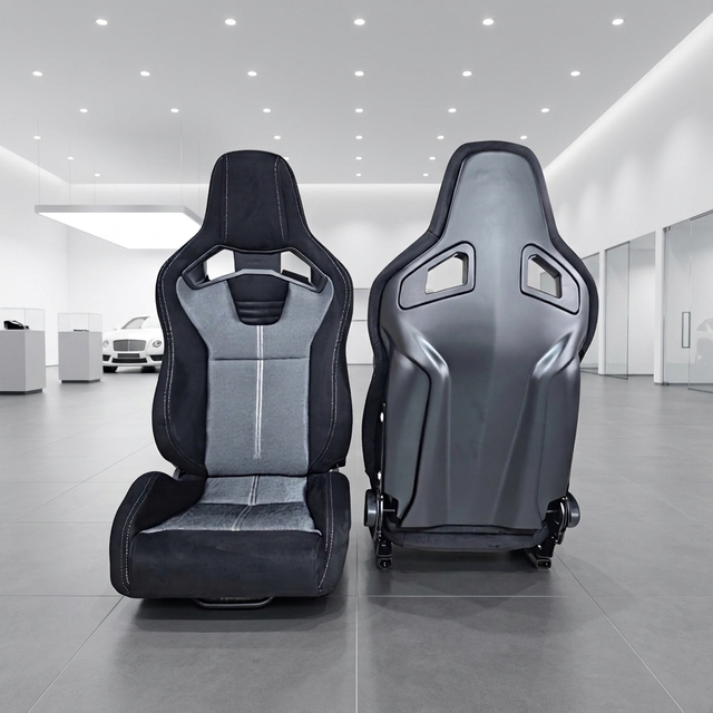 JBR1039RTF Carbon Fiber Racing Seat Fabric Game Simulator Seats for Modified Car Enhanced Racing Experience