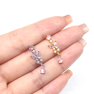 <span class=keywords><strong>Anneau</strong></span> de <span class=keywords><strong>nez</strong></span> en acier inoxydable Gaby, vente chaude, <span class=keywords><strong>anneau</strong></span> de <span class=keywords><strong>nez</strong></span> en forme de cœur papillon, <span class=keywords><strong>anneau</strong></span> de <span class=keywords><strong>nez</strong></span> <span class=keywords><strong>brillant</strong></span> en gros, bijoux de <span class=keywords><strong>piercing</strong></span> facial - Product Image 4