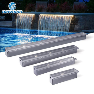 Nueva Cascada de Exterior de Acrílico ABS con Opción de Luz LED <span class=keywords><strong>para</strong></span> Piscina y <span class=keywords><strong>Fuente</strong></span> de Jardín - Product Image 1