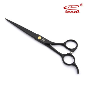 6.8 inch titanium pet grooming scissors stainless steel with safety round tip - Product Image 5