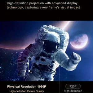 Dazzler-Proyector inteligente de cine en casa, 4K, con solución nocturna de película portátil para exteriores, Android, <span class=keywords><strong>Bluetooth</strong></span>, <span class=keywords><strong>WiFi</strong></span> - Product Image 3