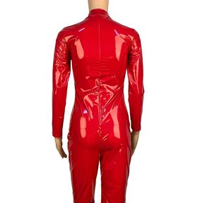 2023 Women Halloween Cosplay Costumes <strong>Red</strong> Leather Masquerade Women Little <strong>Devil</strong> Sexy <strong>Dress</strong> - Product Image 5
