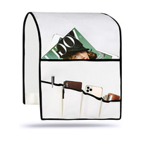 Sac de rangement pour accoudoir de canapé et télécommande, avec 5 poches, antidérapant.