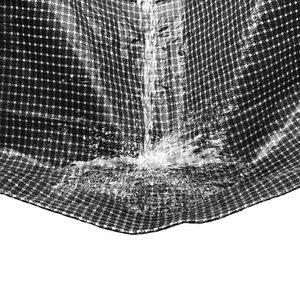 Bâche en HDPE imperméable anti-UV, film de <span class=keywords><strong>serre</strong></span> tissé à grille noir et blanc - Product Image 4