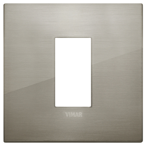 แผ่นปิดสวิตช์แบบกดเดี่ยว วิมาร์ ผลิตจากเหล็กขัดเงา ขนาด 9.9 ซม. - Product Image 1