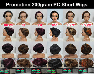 โปรโมชั่น Letsfly 26$ วิกผม Pixie Straight 13x4 Lace Frontal น้ำหนัก 200 กรัม จาก Dart Root Wholesales วิกผมสั้นทรง Pixie Cut วิกผมแท้ - Product Image 5