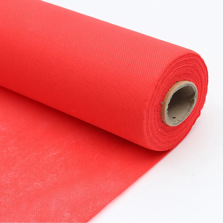 Fleece Non-woven Ijs Zijde Stof Voelde Lint Polyester 100% Katoen Stof Doek Roll