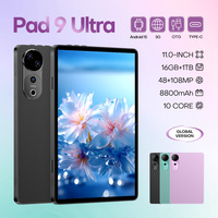 Pad 9 Ultra 16GB 1TB Android 15 Tablet PC 5G WiFi Octa Core 1440x3200 Layar Kapasitif Bisnis Kantor