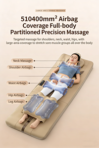 Coussin de massage vibrant et pétrissant entièrement automatique pour la taille et les pieds, usage domestique, étirement corporel complet, avec airbag électrique pour le dos, pliable - Product Image 6