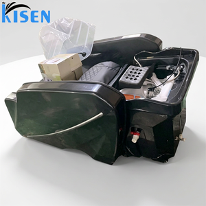 Sillón eléctrico para lavado de cabello KISEN con reclinable, masaje automático y lavabo de cerámica para uso profesional en salones de belleza, spas y barberías. - Product Image 1