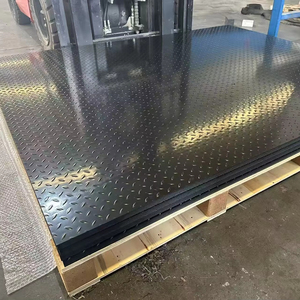 Nhiệm Vụ Nặng Nề Uhmwpe Mặt Đất Bảo Vệ <span class=keywords><strong>Mat</strong></span> Máy Xúc Cỏ Bìa Trong Màu Đen PE Chống Tác Động Thiết Bị Thảm Cho Mặt Đất Bảo Hiểm - Product Image 2