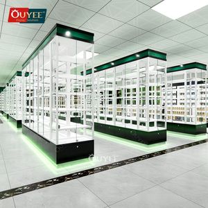 Dernier design de vitrine pour <span class=keywords><strong>magasin</strong></span> de tabac, service de conception de magasins de <span class=keywords><strong>d</strong></span>étail, <span class=keywords><strong>magasin</strong></span> en franchise en acier inoxydable brossé - Product Image 1